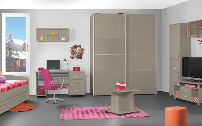 Treviso Handle-less Matt Dakar Bedroom